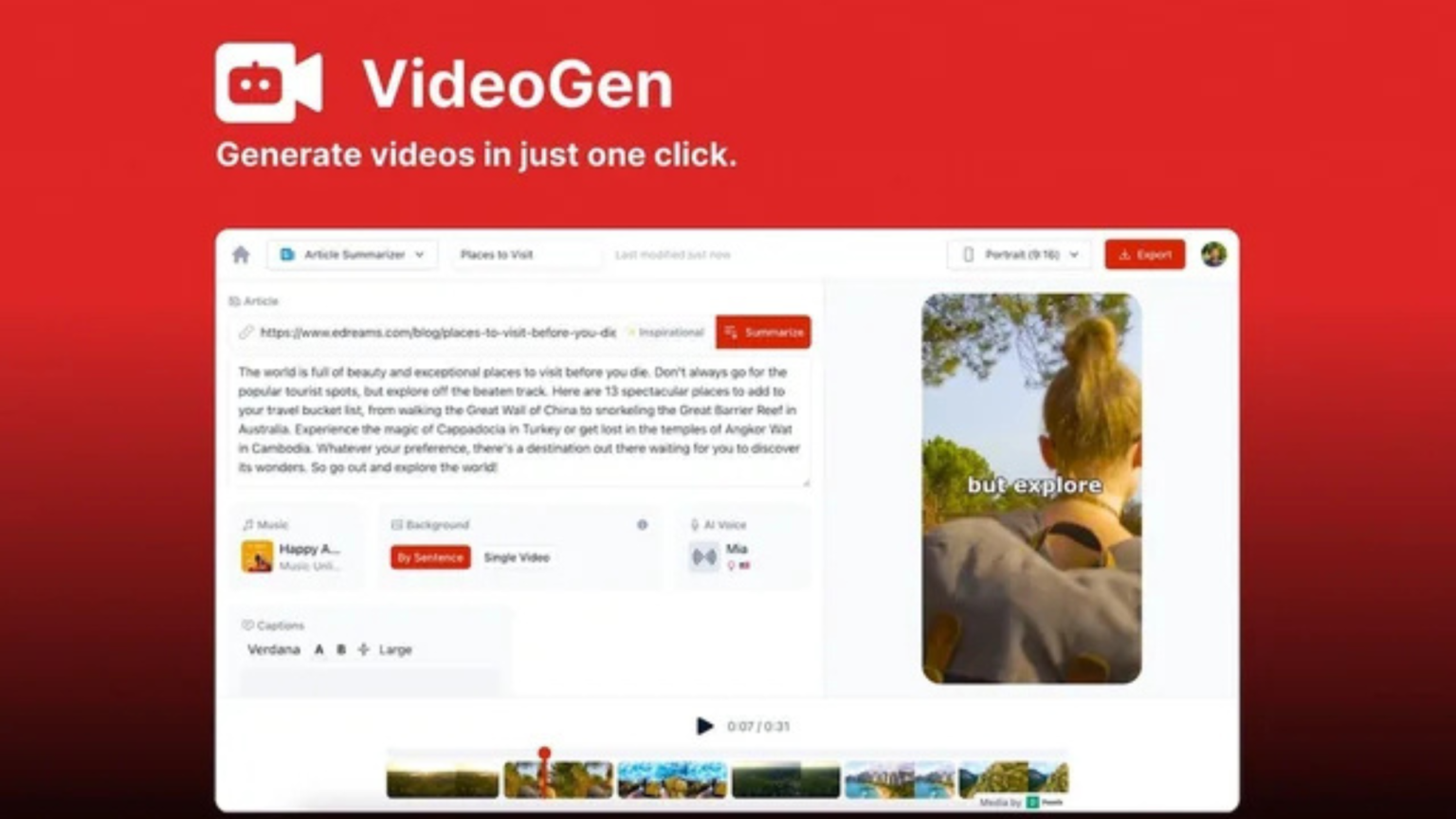Videogen AI