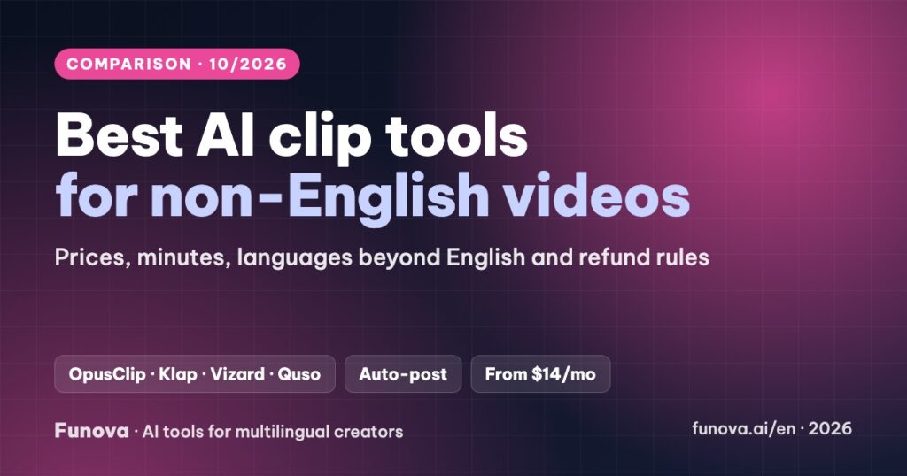 Best AI clip tools 2026: OpusClip vs Klap vs Vizard vs Quso