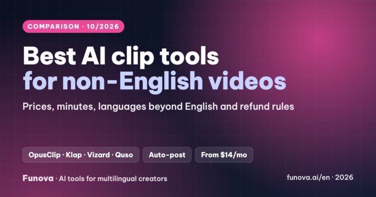 Best AI clip tools 2026: OpusClip vs Klap vs Vizard vs Quso