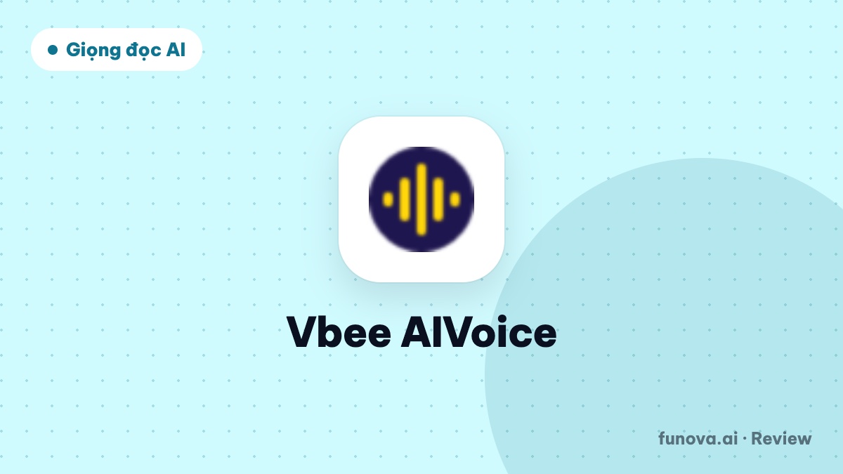 Logo Vbee AIVoice, review trên Funova